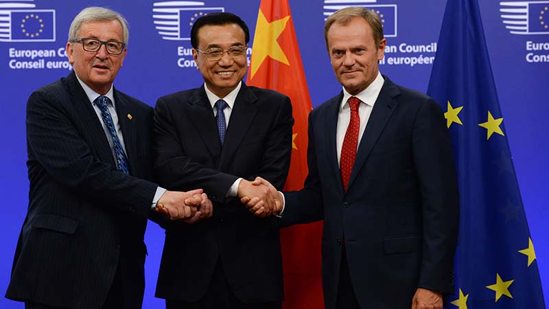Jean-Claude Juncker, Li Keqiang, Donald Tusk